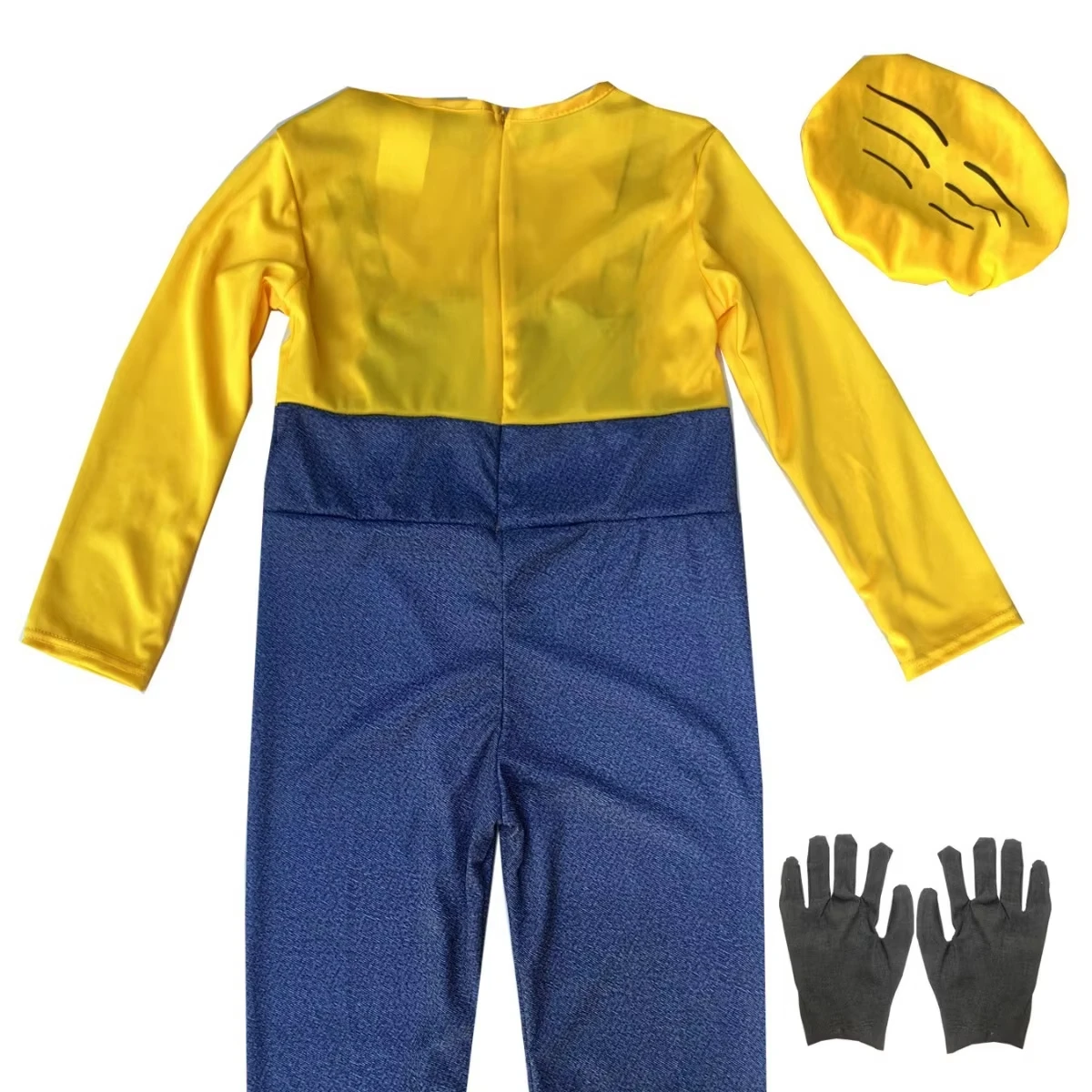 Anime Minions Full Family Cosplay Costume Steampunk Goggles Kid Adult Jumpsuits Masquerade Despicable Me Carnival Party Dress Up image 5
