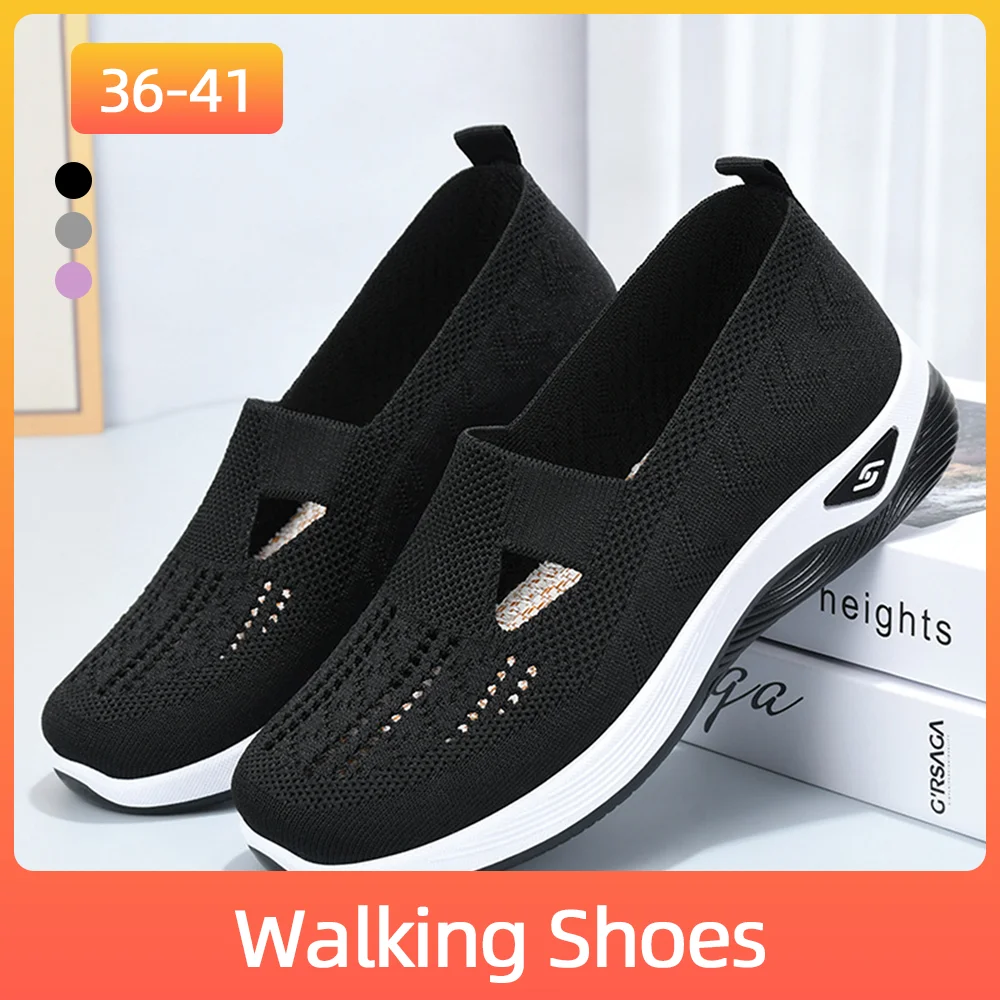 Breathable Casual Work Shoes Comfortable Orthopedic Shoes Non Slip Walking Sneaker With Arch Support For Women Lightweight 36-41