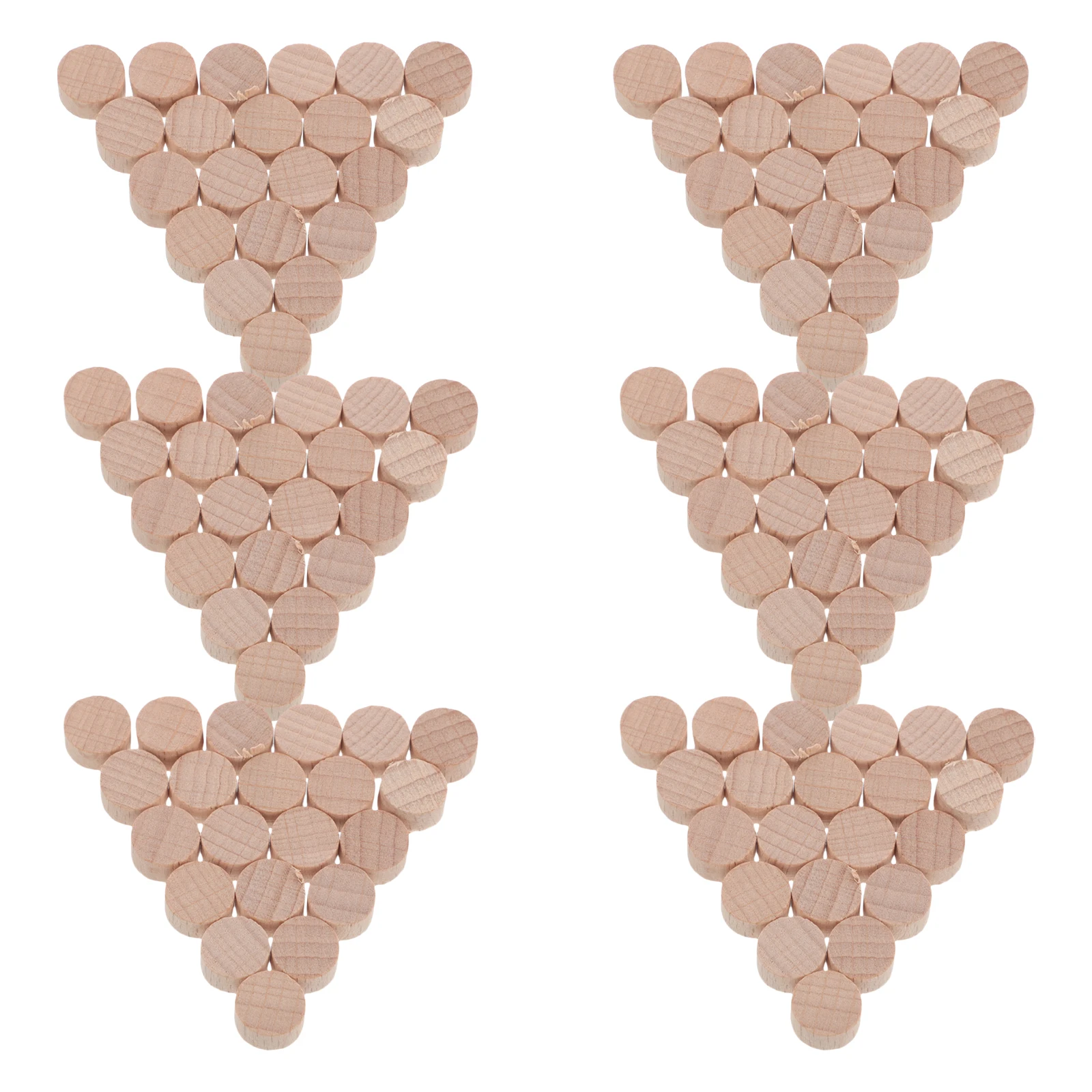 

200 Pcs Round Slices Diy Craft Wooden Discs Chips Small Circles for Crafts Rounds Natural