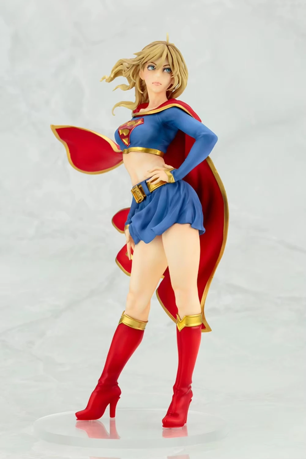 100% Original in Stock Kotobukiya Bishoujo Statue Supergirl Vers.2 Anime Figure Action Figure Collection Series Model Toys view 5