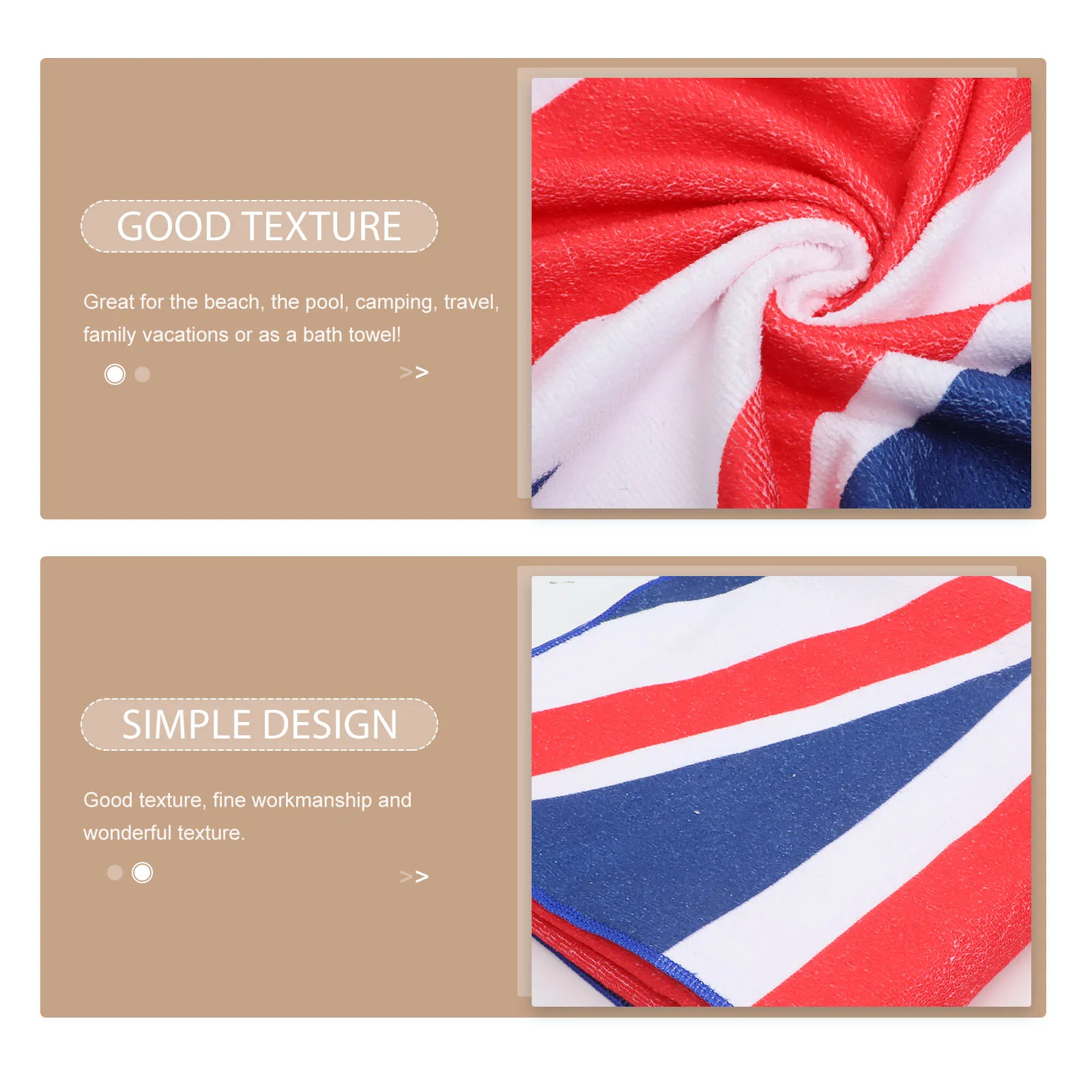 

Beach Towel Large Printing Quick Dry Comfortable Travel Camping Pool Towels Fiber Ultra Lightweight Soft Material