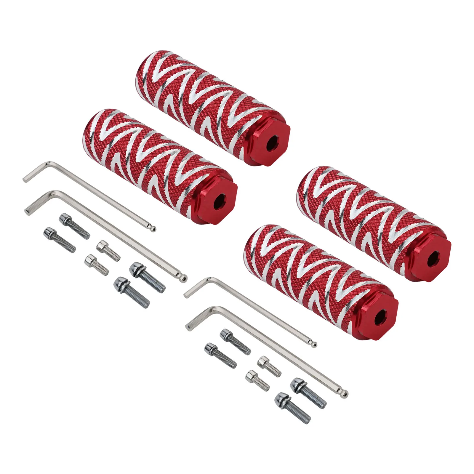 

Anti Slip Bicycle Footrest Anti Skid Pedal Cycling Footrest Anti-Skid Pedals Engraved Stripes Installation Tools Included