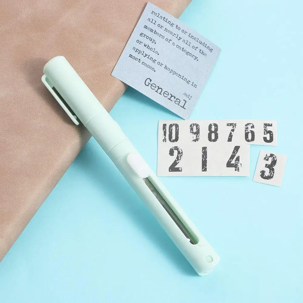School Supplies for Diary for Paper Work Portable Size Mini Precision Art Cutter Sticker Cutter Pen Cutter Folding Scissor