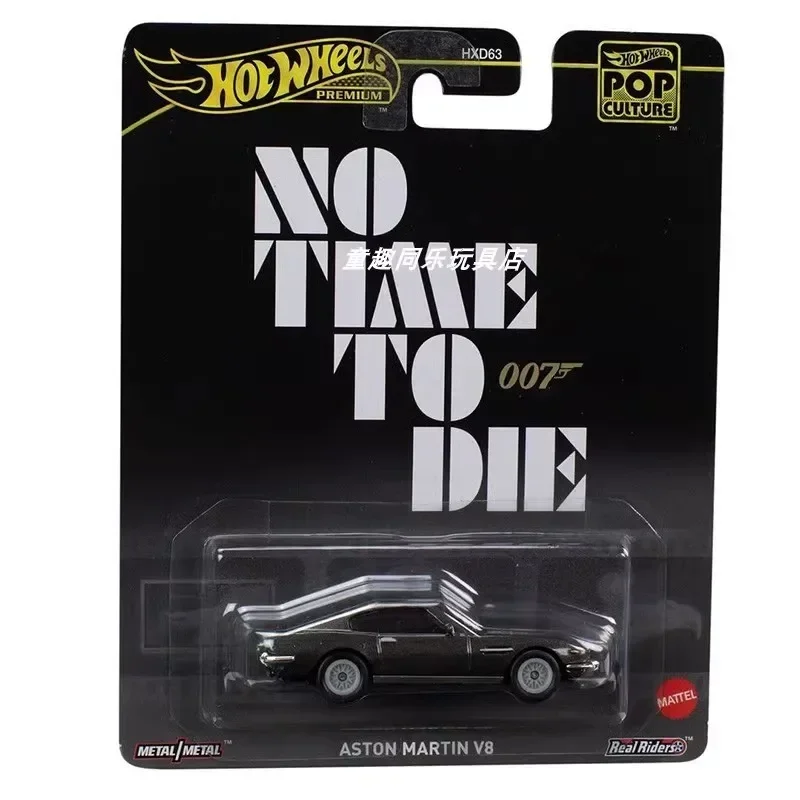 2024 Hot Wheels Car Pop Culture Hdx86-d Series Car Model Alloy Hot Aston Martinthe Beatles Lotus Birthday Gift For Kids Car Toys