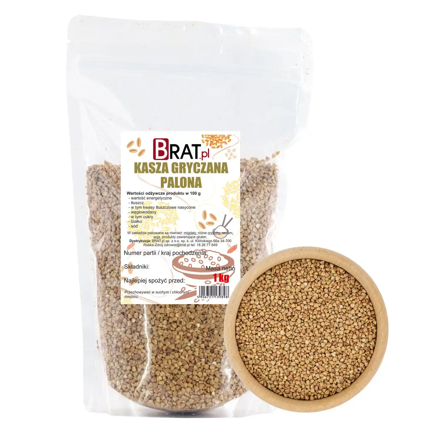 Kasza gryczana palona 1kg