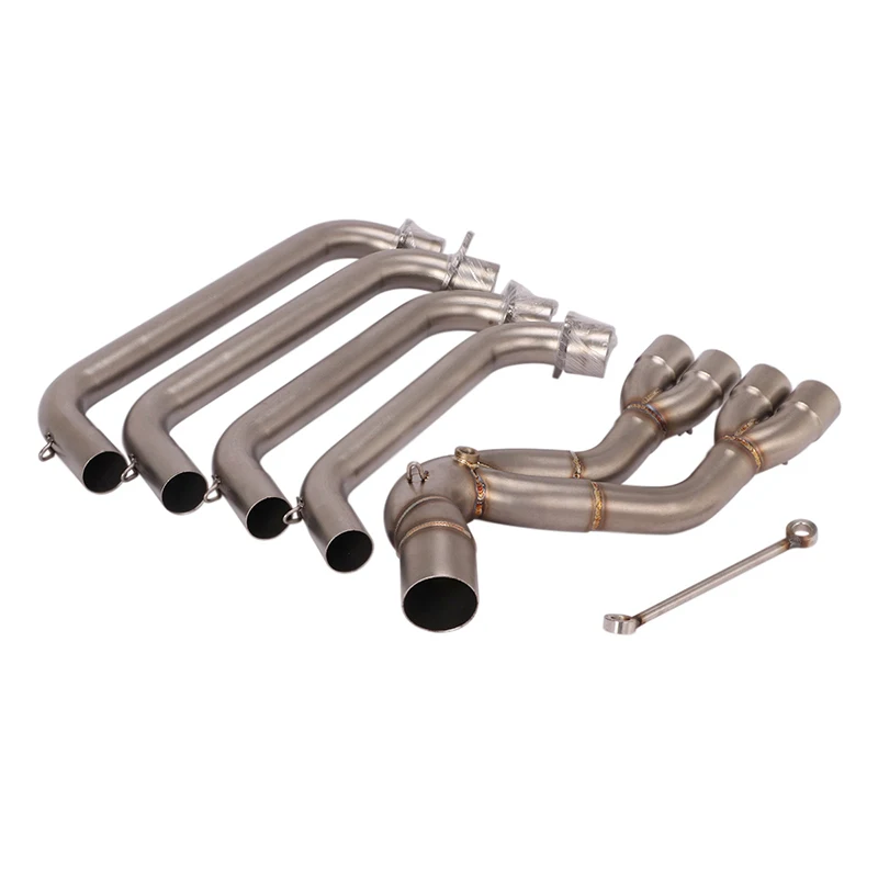 Full Systems For Honda CBR650R CBR650F CB650R CB650F Motorcycle Full Exhaust Front Middle Link Pipe And Carbon Muffler DB Killer