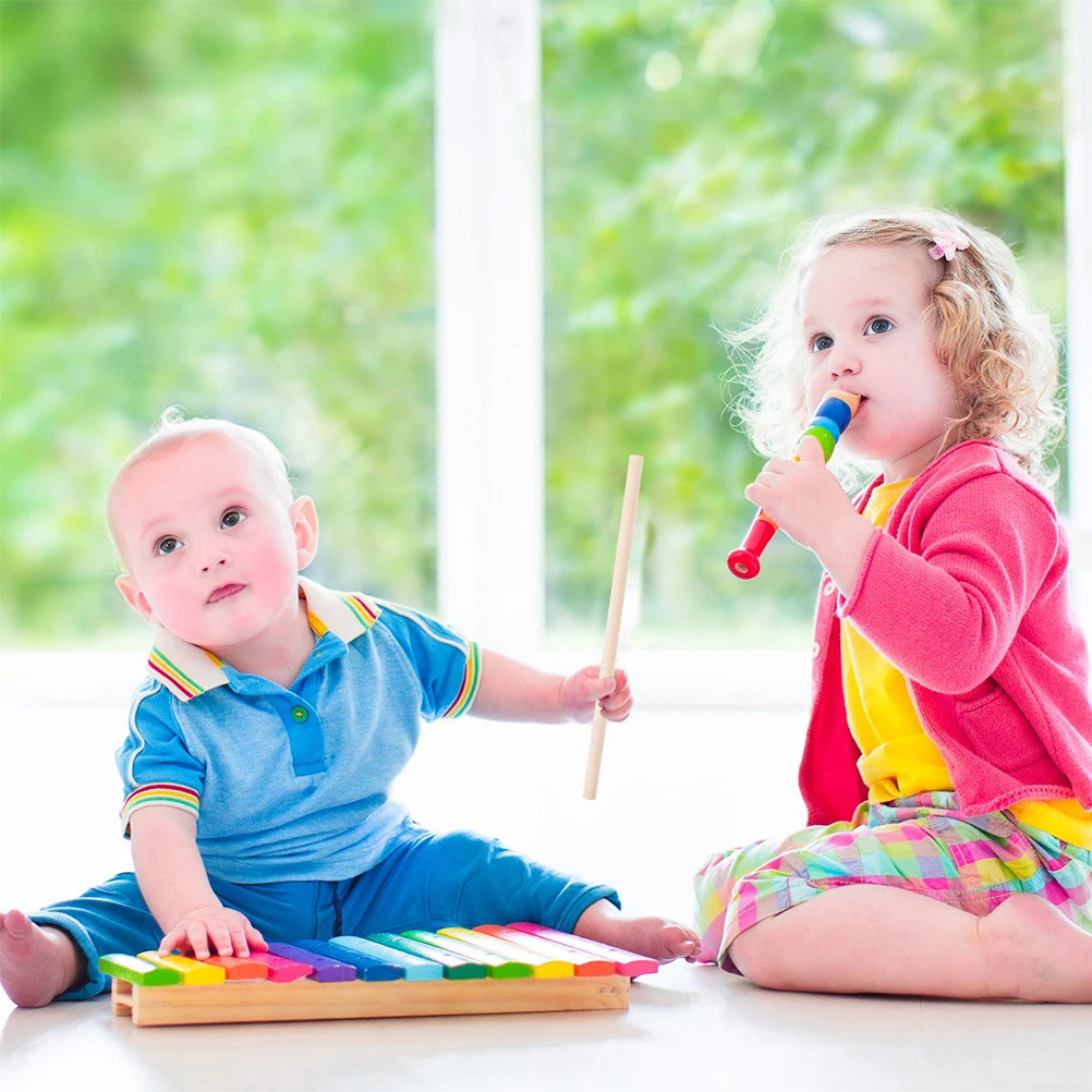 

10 Pcs Rhythm Sticks Toddler Music Toys Kids Percussion Instruments Musical Sticks Smooth Surface Safe Usage Develop Cognitive