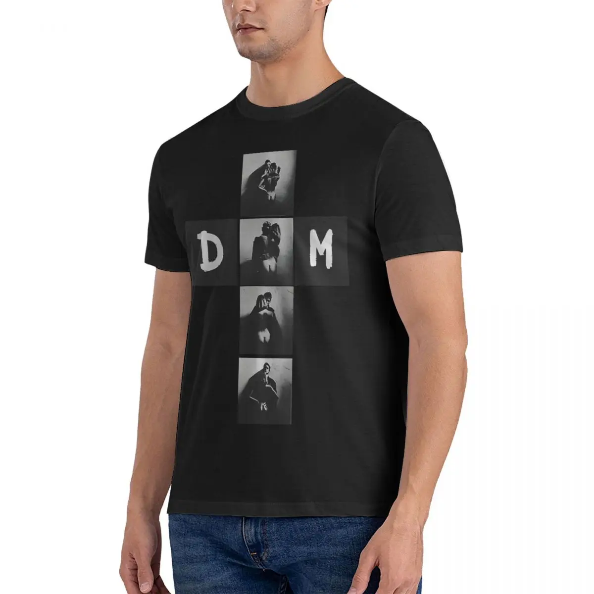 Men T-Shirts The Musician 2023, Funny 100% Cotton Tees Short Sleeve Depeche Modee T Shirts O Neck Clothes Gift Idea