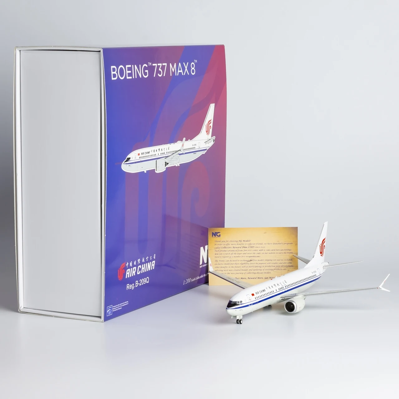 92002 Alloy Collectible Plane Gift NG Model 1:200 Air China 