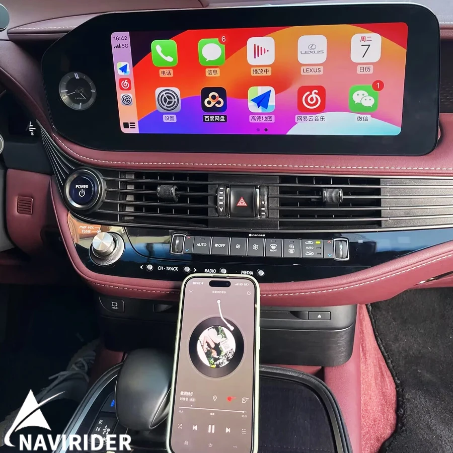

12.3'' автомобильная мультимедийная система Android 15 с DSP и двумя системами, стереоэкран для LEXUS LS LS500 2018-2024, CarPlay, видеоплеер