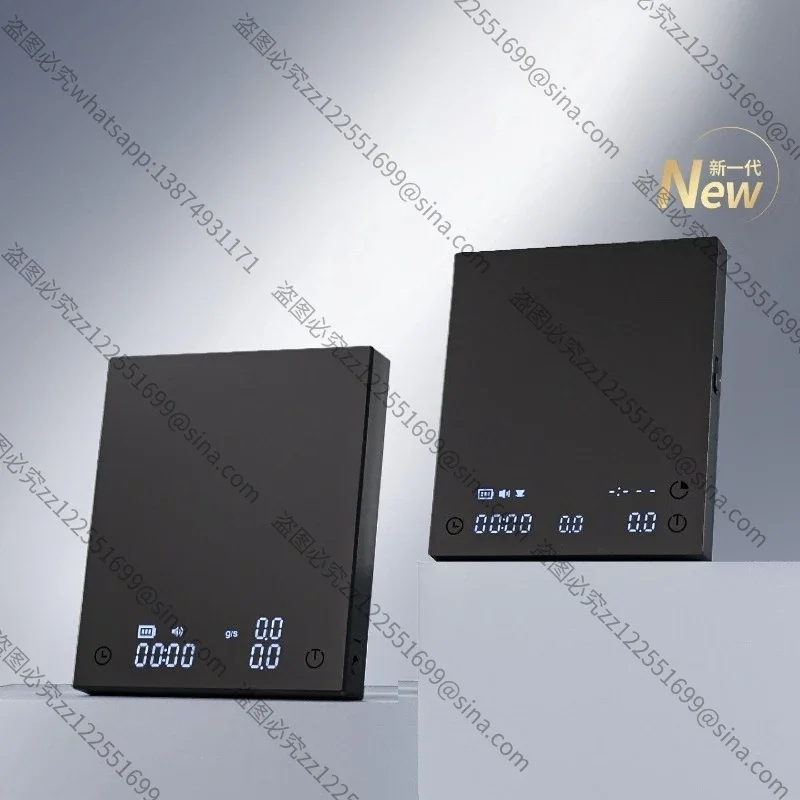 Suitable for Black Mirror BASIC3 CoffeeElectronic Scale,Special for Italian Hand Brewing Equipment,CoffeeBean Gram Weighing Time