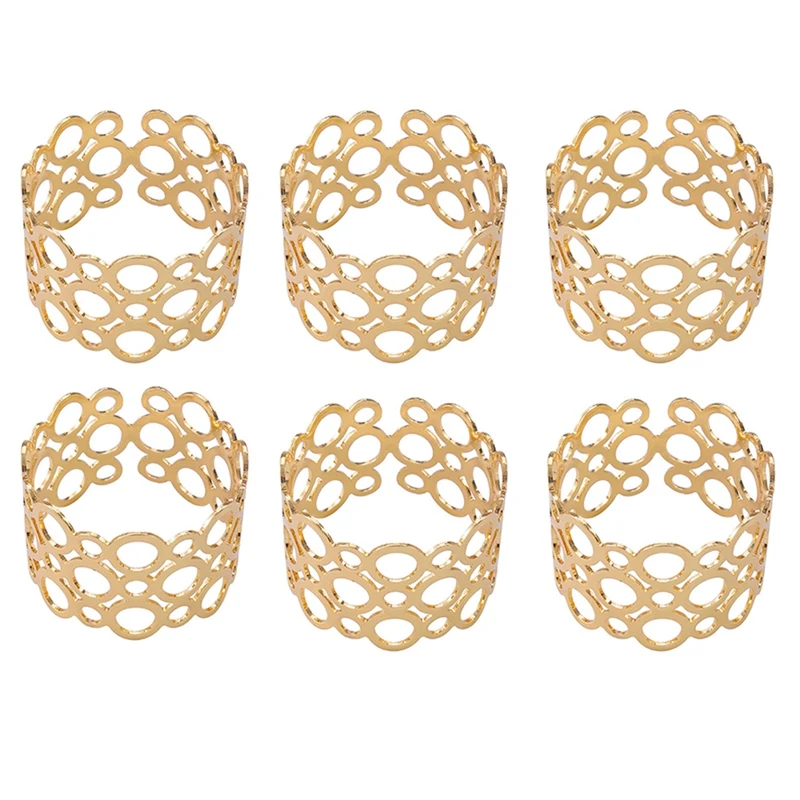 

Napkin Ring Collection Decorative Set Of 6PCS For Cloth Napkins Napkin Holder Kitchen Decor And Wedding Decorations B Durable
