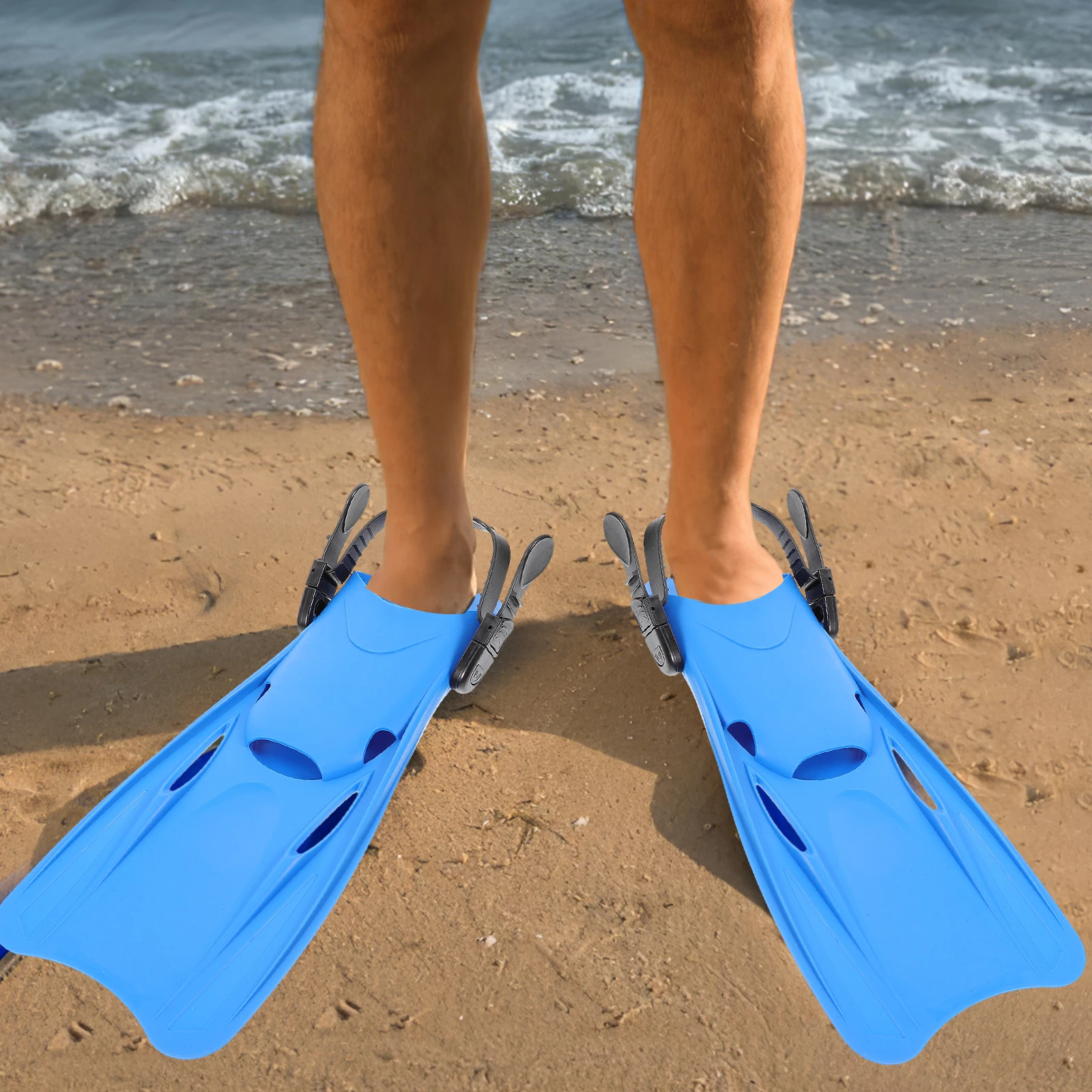 

Toddler Diving Fins Travel Swim Plastic Snorkeling Short Youth Swimming Flippers