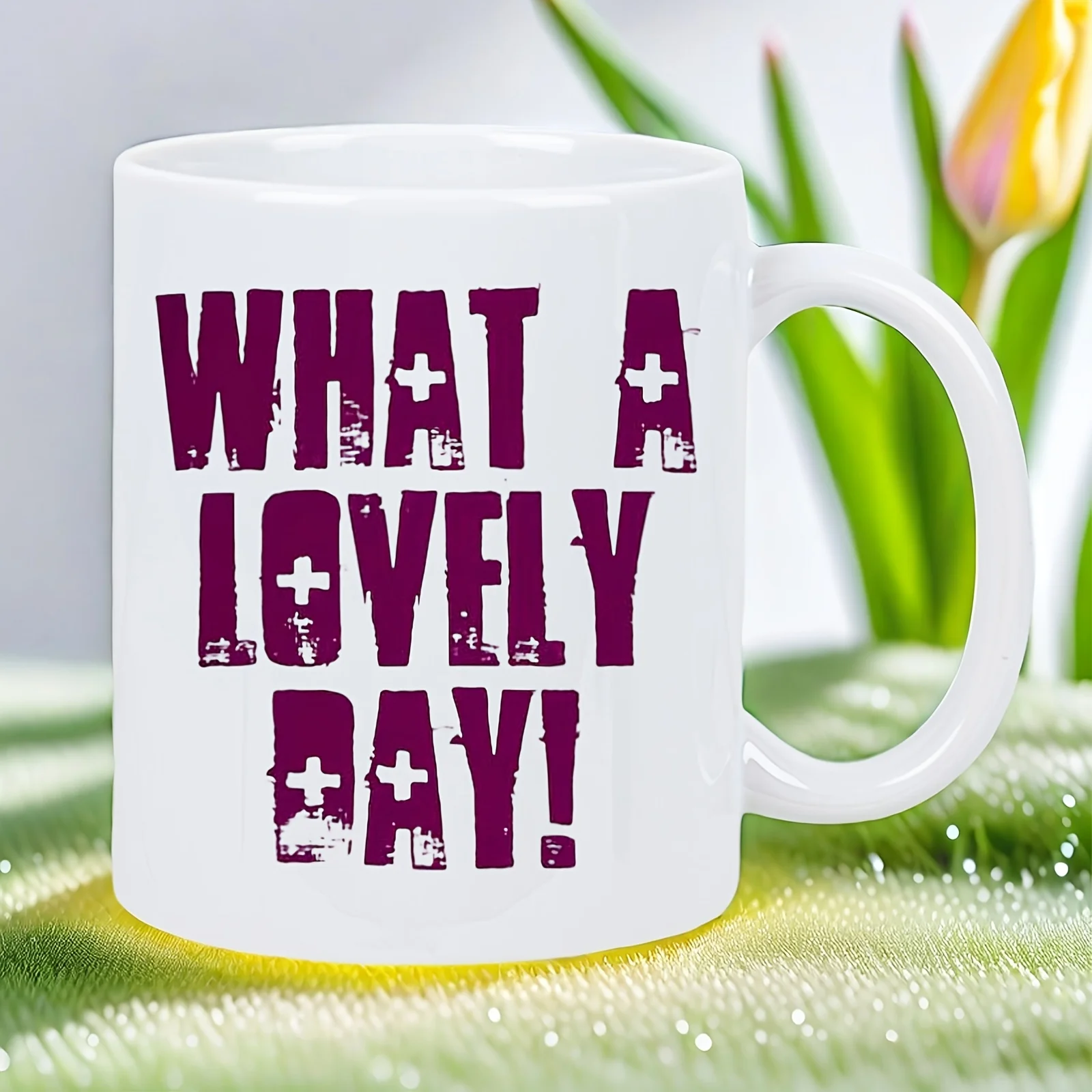 

Start Your Day with a Cheerful And Colorful Mug Design Perfect for Your Morning Habits. This Ceramic Novelty