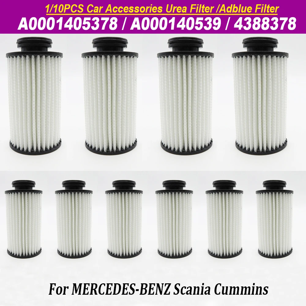 1/10PCS For MERCEDES-BENZ S-cania Cumminss A0001405378 / A000140539 / 4388378 Car Accessories Urea Filter / Adblue Filter