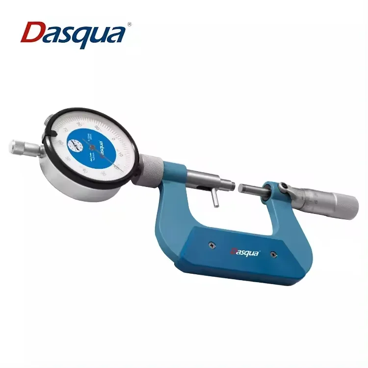 

Dasqua Stainless Steel 0-25mm Micrometer Dial Snap Gauge With Locking Screw