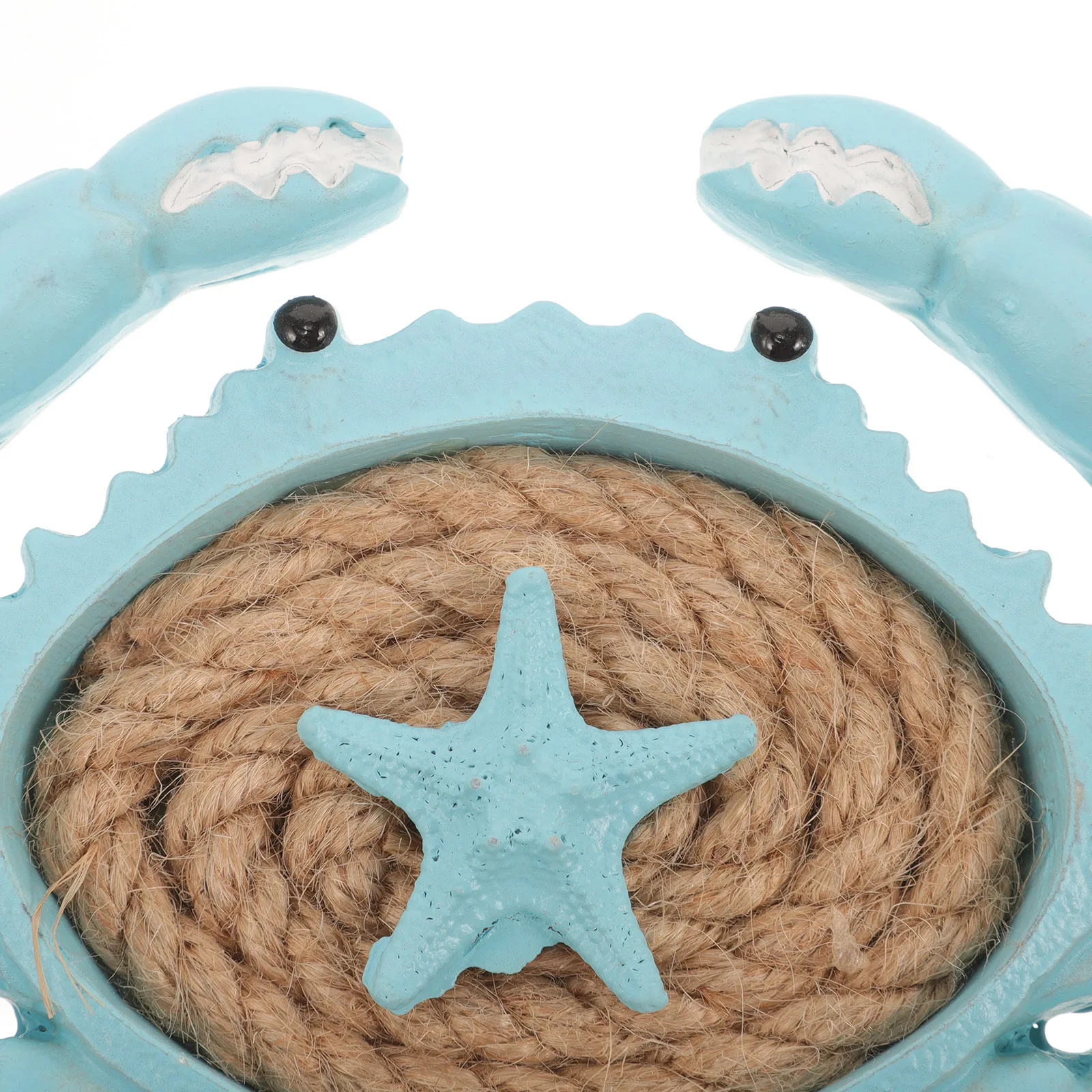 

1Pcs Crab Pendant Resin Mediterranean Style Wall Hanging Decoration for Home Office Bedroom Living Room Coastal Room Decor