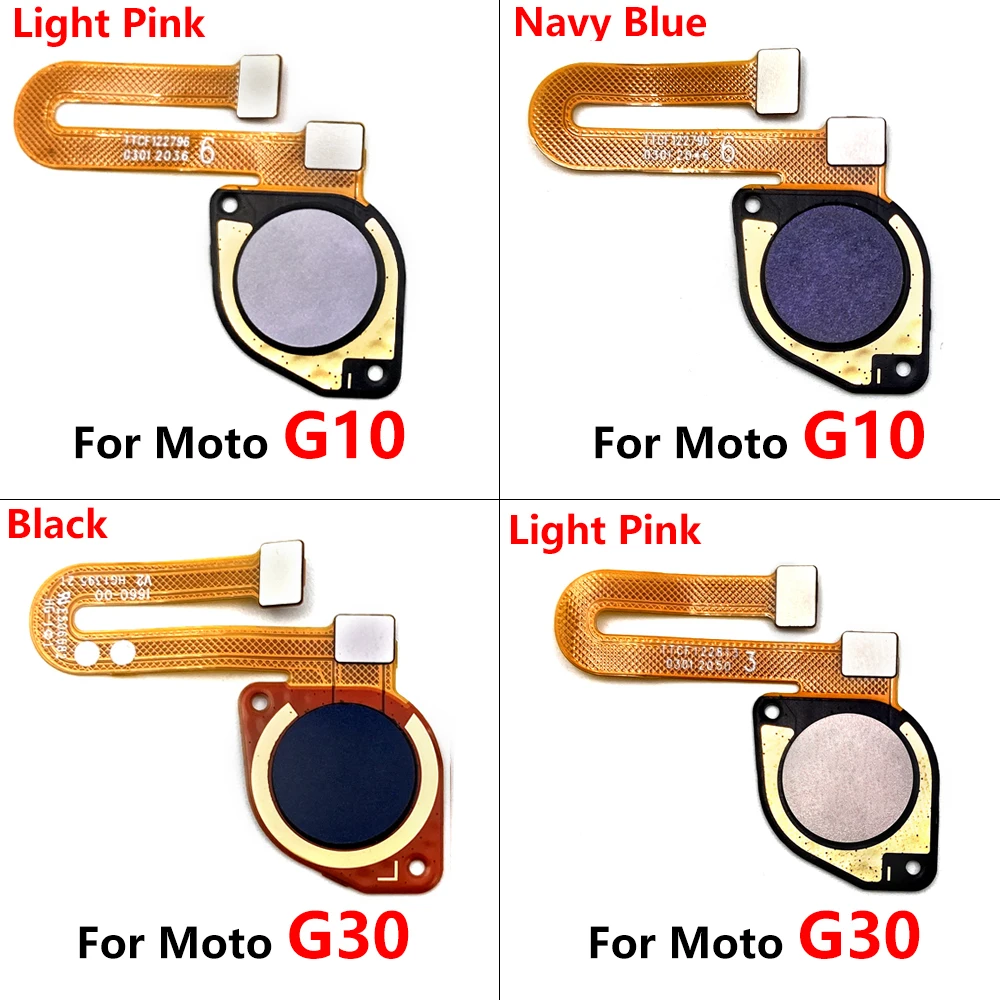 NEW Fingerprint Sensor For Motorola Moto G10 G20 G30 G50 G60 Scanner Home Button Touch ID Connecter Flex Cable