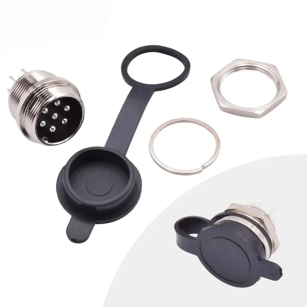 GX12 GX16 GX20 GX12 GX16 GX20 Dust Cap Waterproof Lightweight Dust Cap Rubber Leakage Prevention Protective Cover