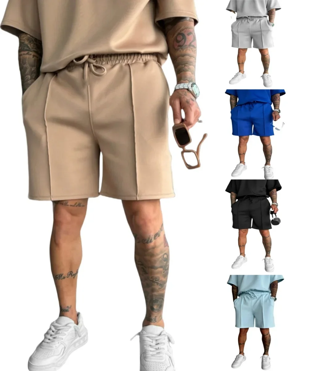 Short droit décontracté pour hommes, nouveau style, pantalon de sport de plage, respirant et