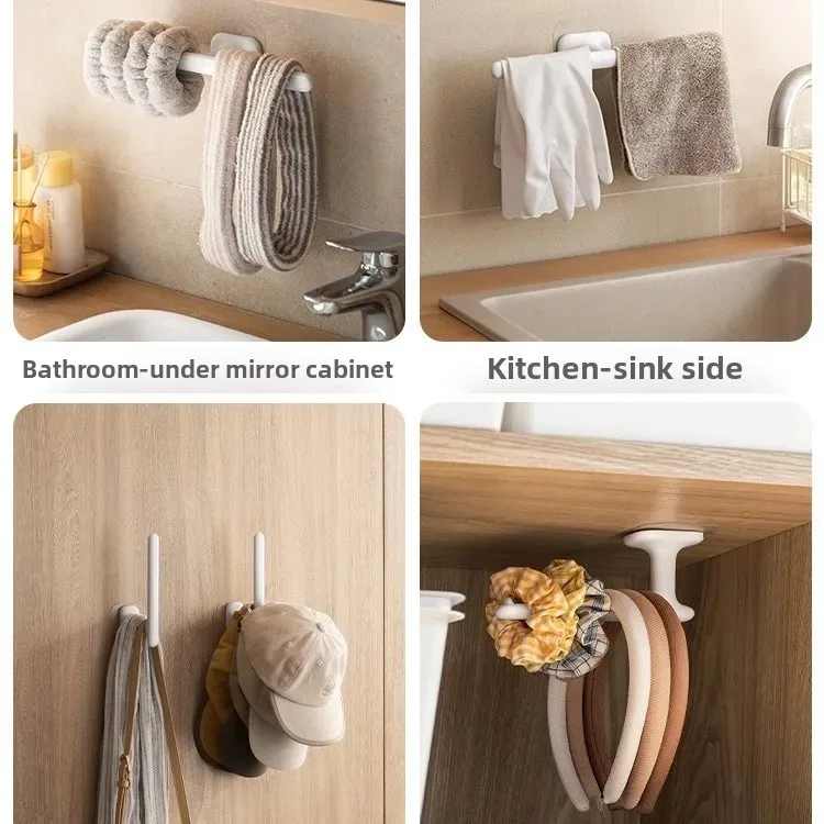 الحائط هيرباند تخزين الرف الأطفال إكسسوارات الشعر عقال المنظم لا الحفر عنبر حامل قصاصة الشعر #4