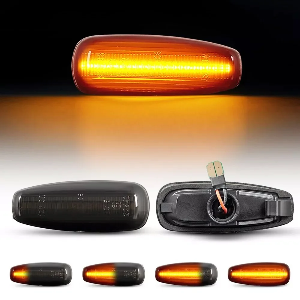 Dynamic LED Front Side Marker Turn Signal Lights For Kia Pro Ceed Carens Rondo Rio Tinto For Hyundai i30 Grandeur Avante Elantra