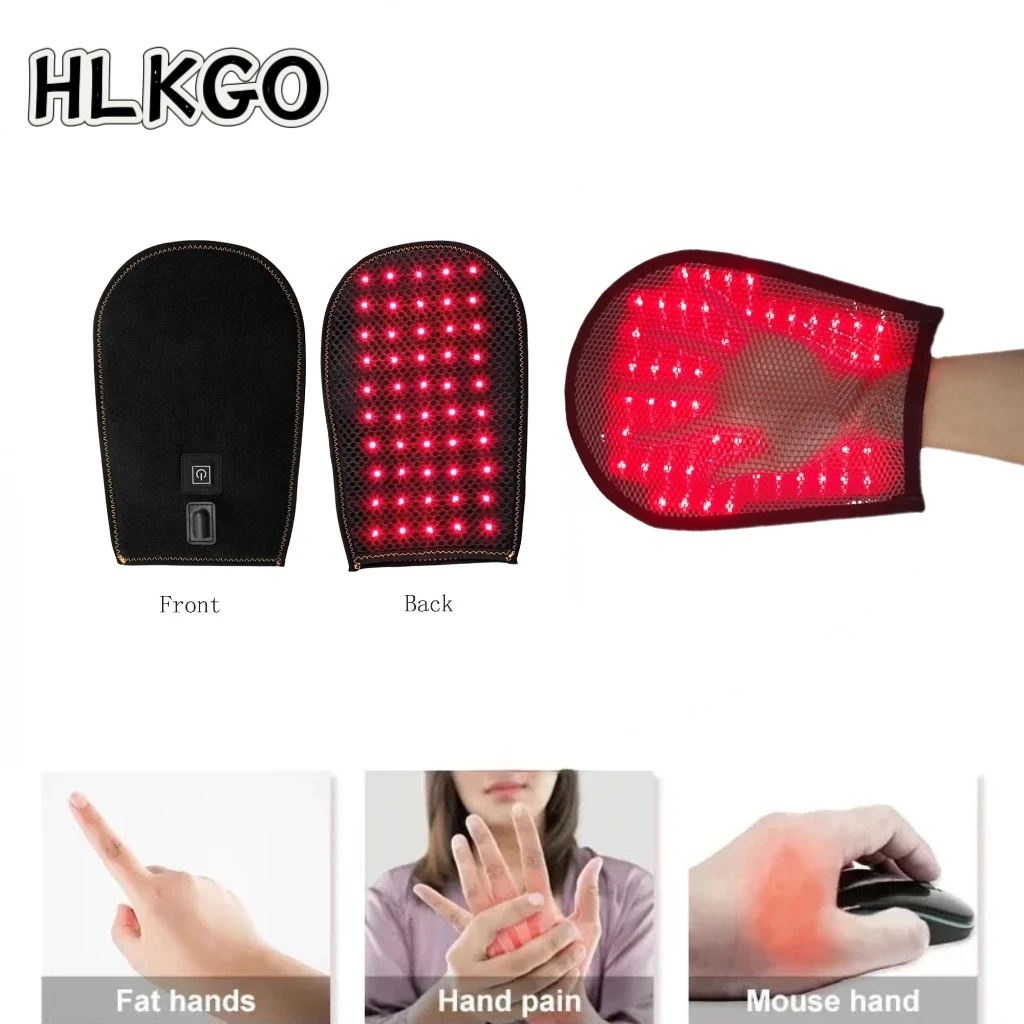 

Far Infrared & Red Light Therapy Gloves with Heat Massage for Rheumatoid Arthritis and Cold Hands