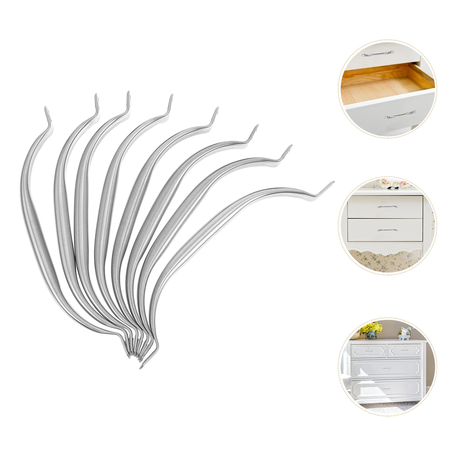 

20Pcs Heavy Duty Stainless Steel Drawer Pulls Smooth Round Edge Cabinet Handles for Chopping Board Storage Organization