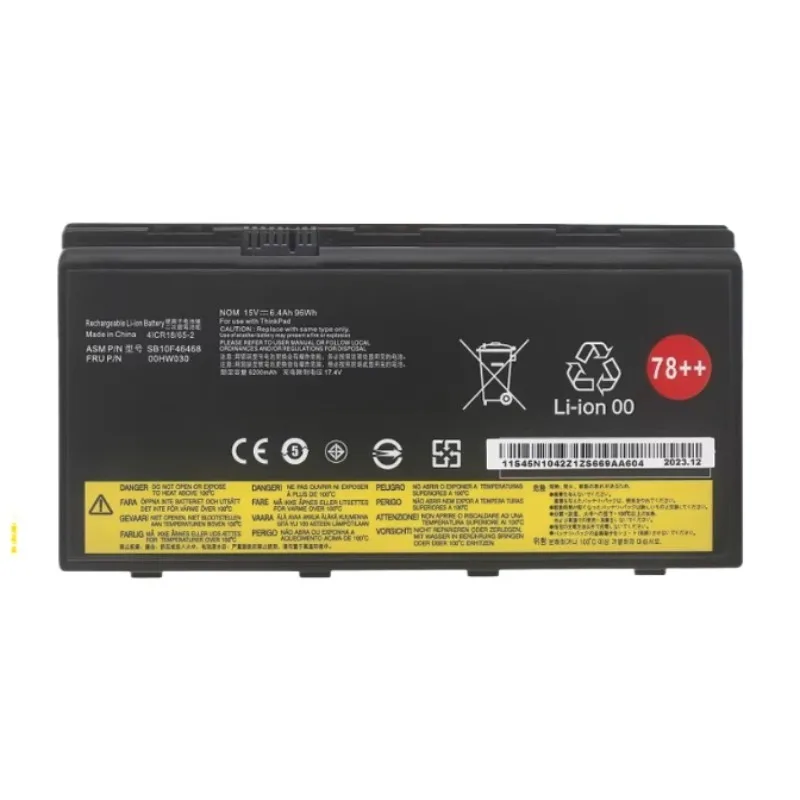 00HW030 for Lenovo 01AV451 SB10F46468 laptop battery 6150mAh