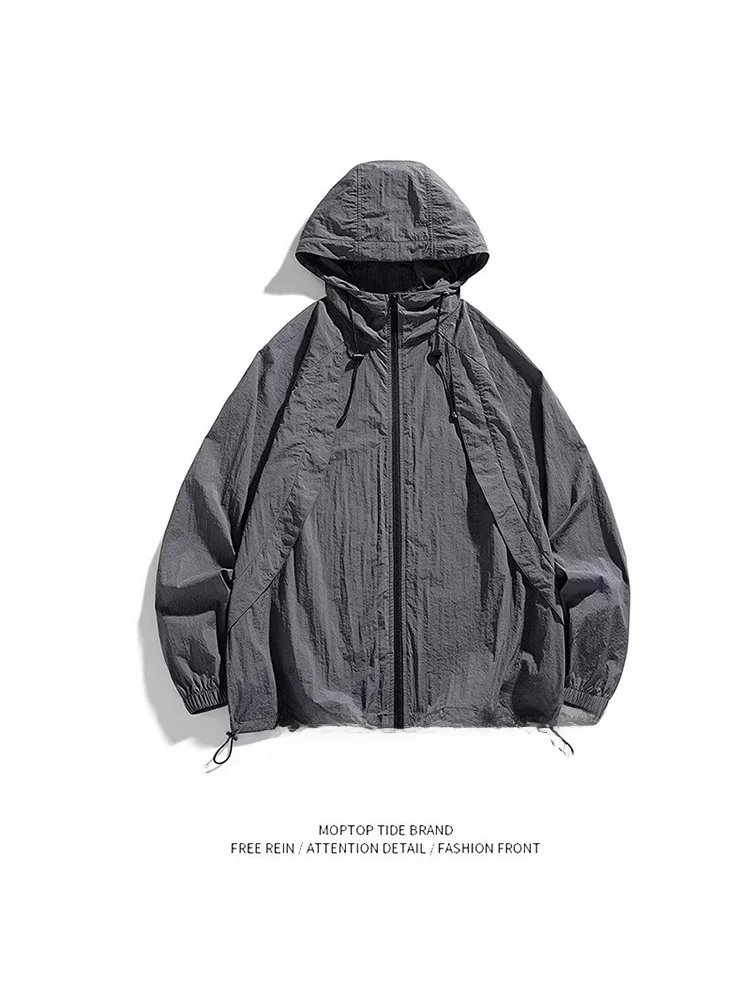 Lightweight Outdoor UV Protection Clothing for Men And Women Breathable Quick-Drying UPF50 plus Anti-Uv Outerwear Jacket