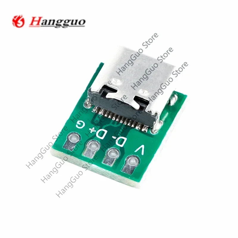 5-10PCS/Lot Brand new original TYPE-C USB 3.1  16  Test PCB Board Adapter 16P Connector Socket For Data Line Wire Cable Transfer