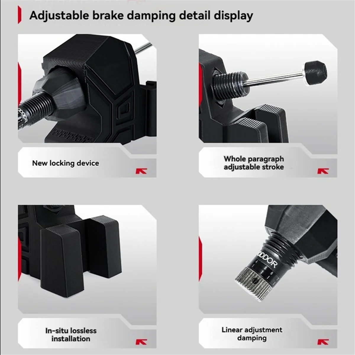 A17I Gesimuleerde Racing DIY Pedaal Rem Verstelbare Demping Kit Remdemper voor T3PA TGT/TGT2 Pedaal