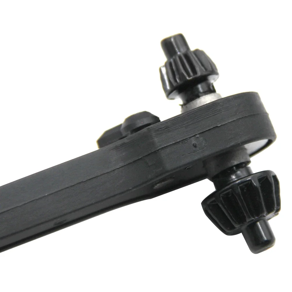مفتاح ربط بسقاطة اثنين في واحد، مفتاح ربط بسقاطة سوداء، مفتاح ربط مزدوج الاستخدام 12.8 مم/17.2 مم