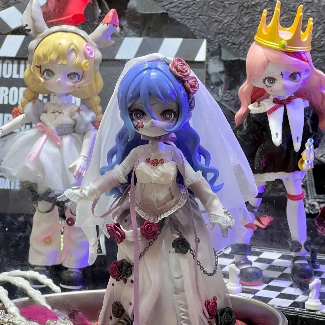 

Nyssa Eerie Nightmare Series 1/12 Bjd Blind Box With Movable Joints Anime Figure Mystery Box Anime Model Surprise Bag Toy Gift