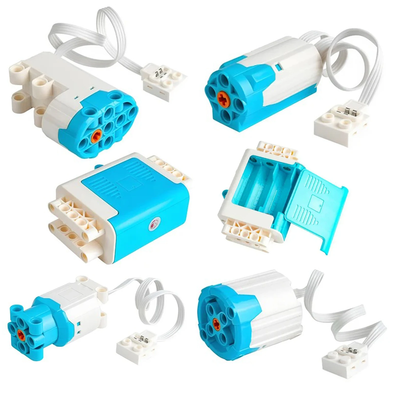 Actualización de funciones de potencia MOC, servomotor M L XL 8883 88003 8882, caja de batería AA 8881, piezas técnicas, bloques de construcción para juguete legoeds