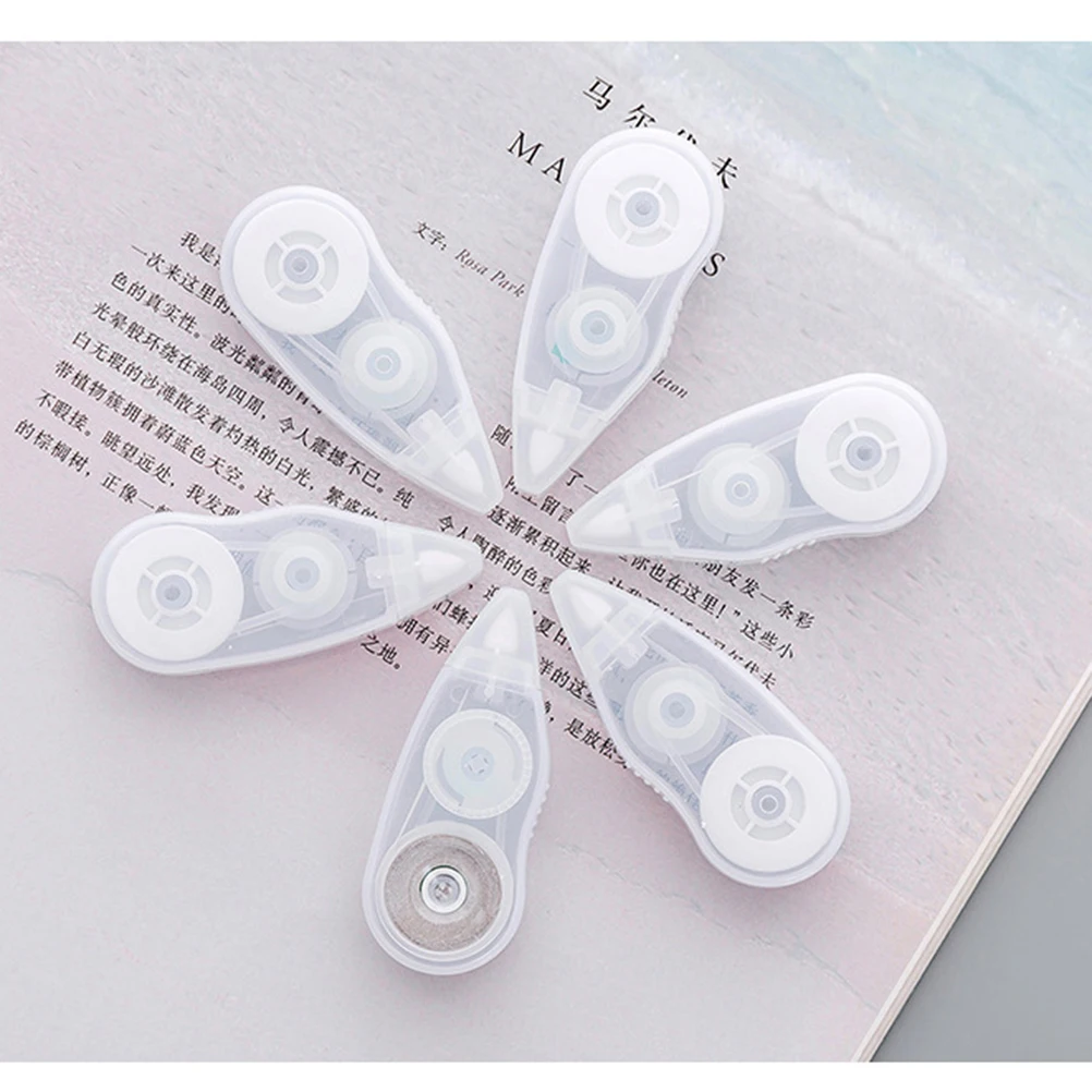 

10pcs Adhesive Double Stick Stationery Tape Eraser Office School Craft Project Eraser Wipe Out Tape Tapes