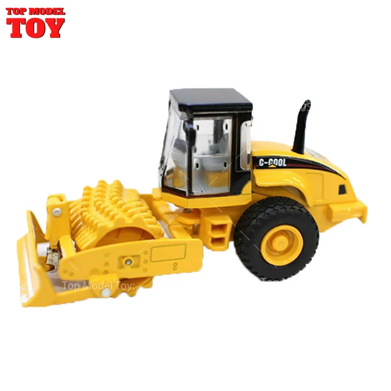 In Stock C-COOL 80007 1/64 Scale Padfoot Drum vibratory Soil Compactor Diecast Car Model Kids Toys for Collection