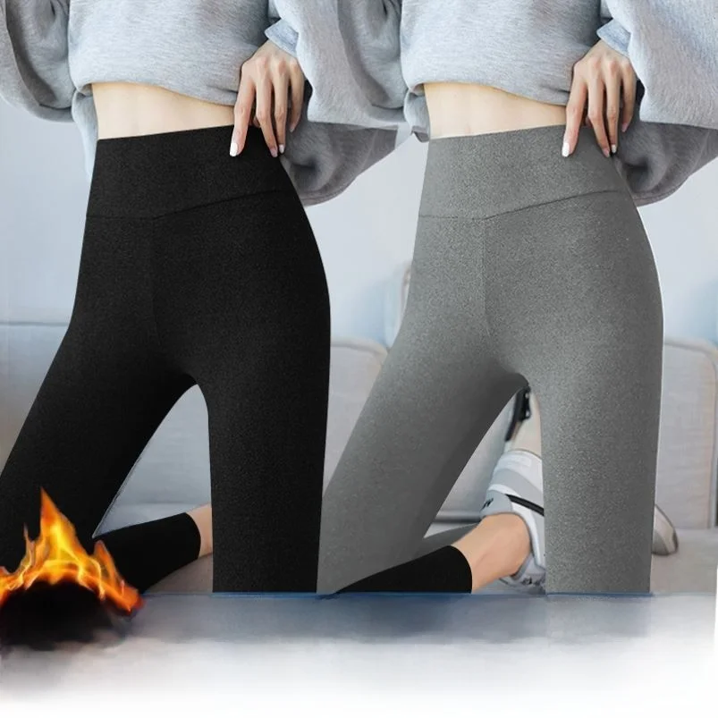 Women's Autumn Winter Thermal Tight Fitting Pants Self-Heating Leggings Outerwear Dervo Long Pants Spring Autumn Base Layer