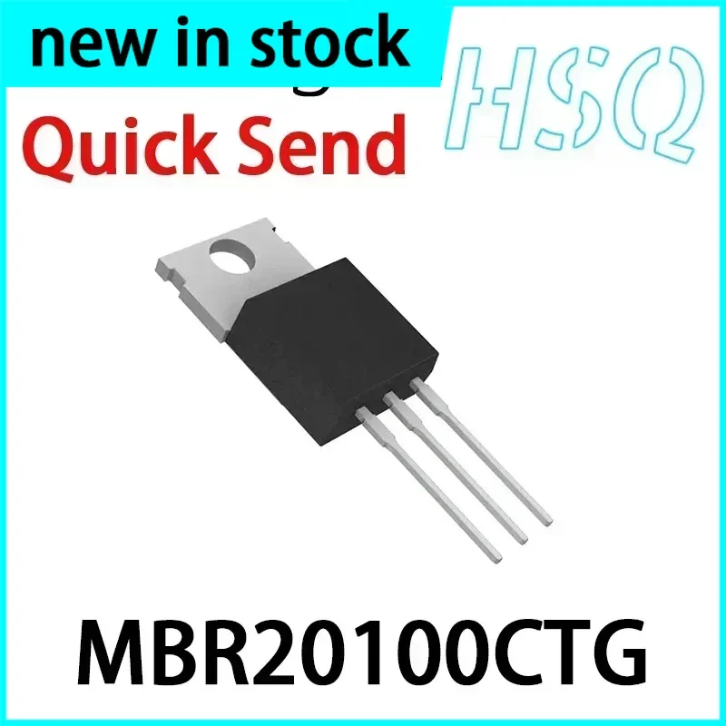 10PCS MBR20100CTG B20100G Schottky Rectifier Diode 20A 100V TO-220