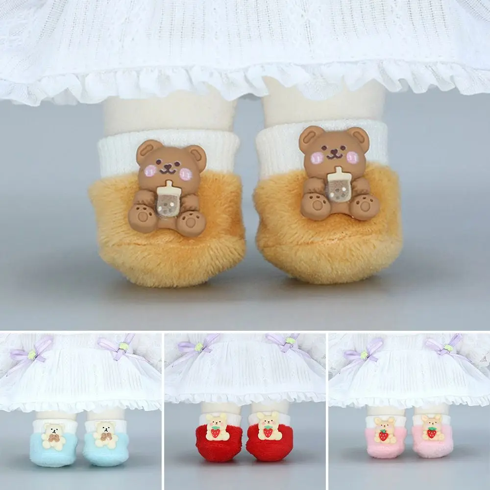 High Quality 7 Styles Doll Plush Shoes Cartoon Style Cute Rabbit Shoes Dolls Shoes 20cm Cotton Doll