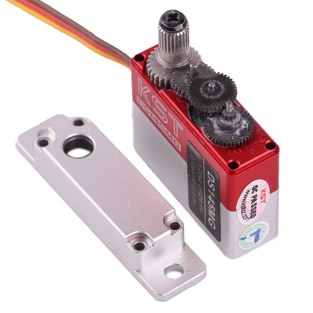 KST DS145MG高精度メタルギアデジタルサーボ 6V 5kg 0.12秒 RCカー ロボットアーム ボート ヘリコプター ウイング グライダー UAV用