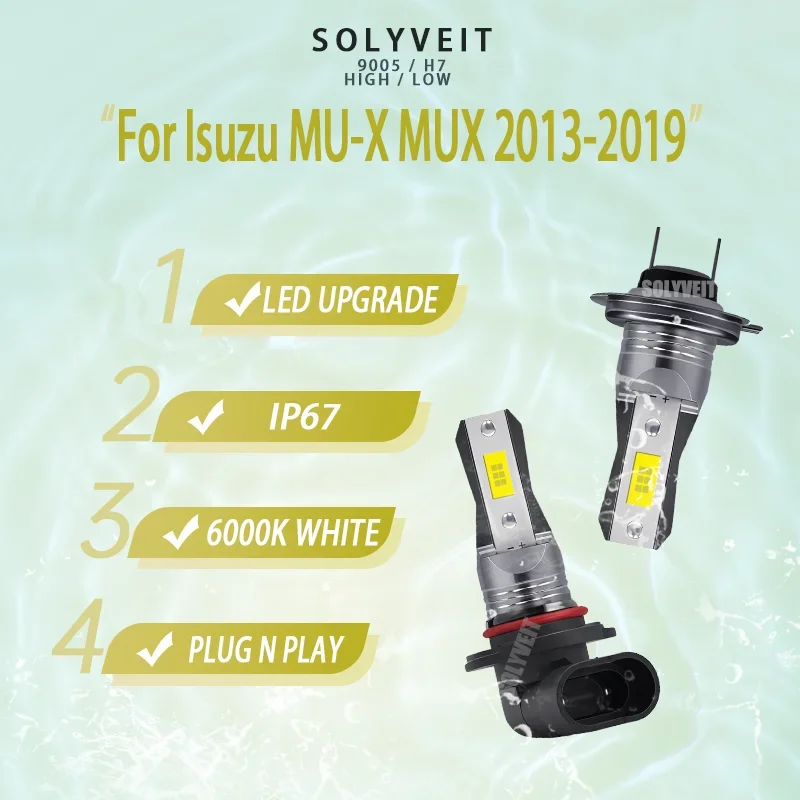 

Unphased by Weather: IP67 Construction for Dependable Nightly Performance For Isuzu MU-X MUX 2013 2014 2015 2016 2017 2018 2019