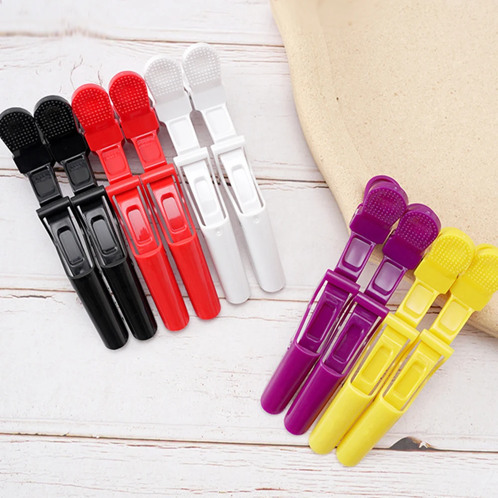 6PCS Alligator Hair Clips Hairdressing Clamps Claws Section Clip Barber Crocodile Hairpin Salon Styling Tools Hair Accessories
