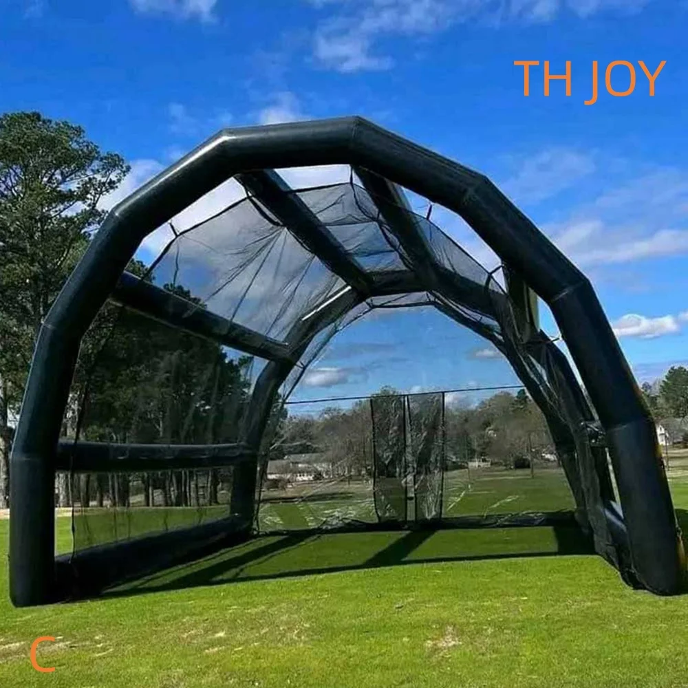 Commercial PVC Inflatable Baseball Batting Cage, customized tennis golf cage Practice Tent