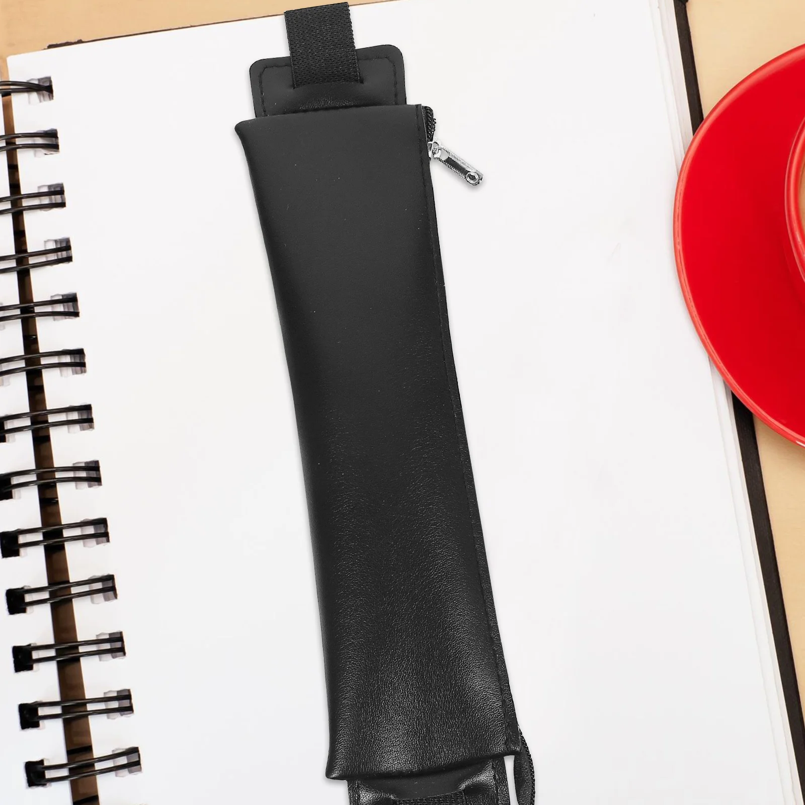 

Notebook Pen Holder PU Material Elastic Sleeve Protective Pen Pouch Scratch Proof Storage Bag Notebook Pencil Holder