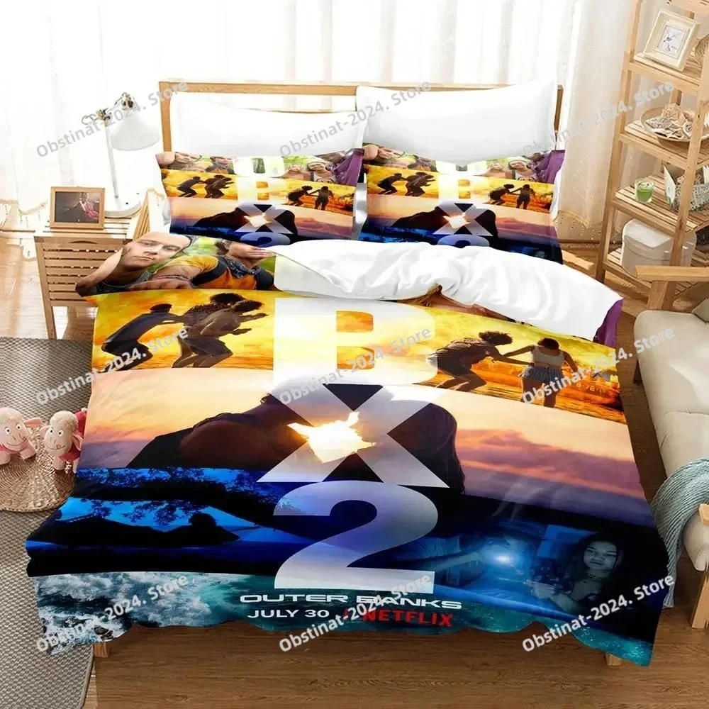 

TV Outer Banks Printed Bed Set Duvet Cover Pillowcase Bedding Set Bed Linen Sheet Quilt Cover Full Queen King Size