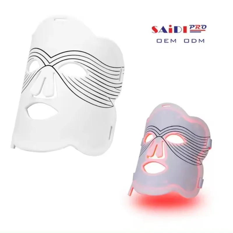 Red Light Wrinkles Face Light Therapy Mask Skincare Masks Reduce Led Face Mask Light Therapy