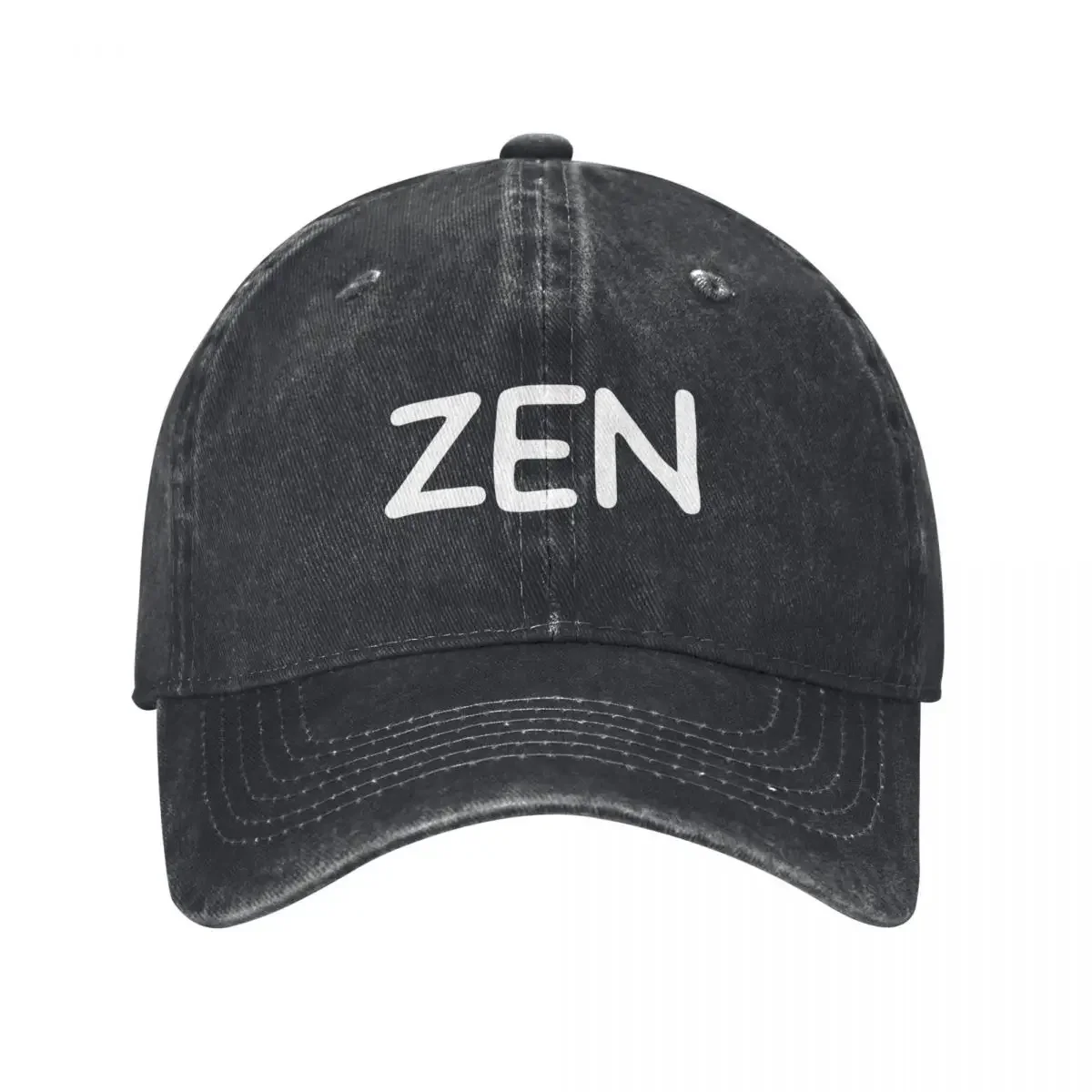 ZEN with a Lavender Purple background Baseball Cap Ball Cap Bobble Hat Women Men's