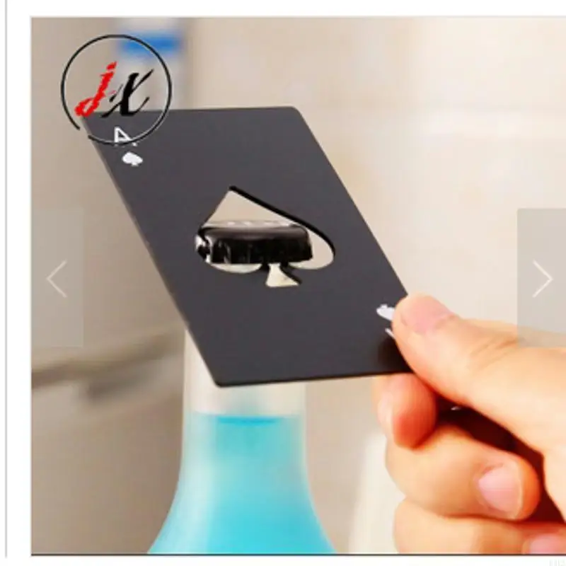 

2025 New Beer Opener Spade Multipurpose Card Bottle Opener Gadget Alloy Material
