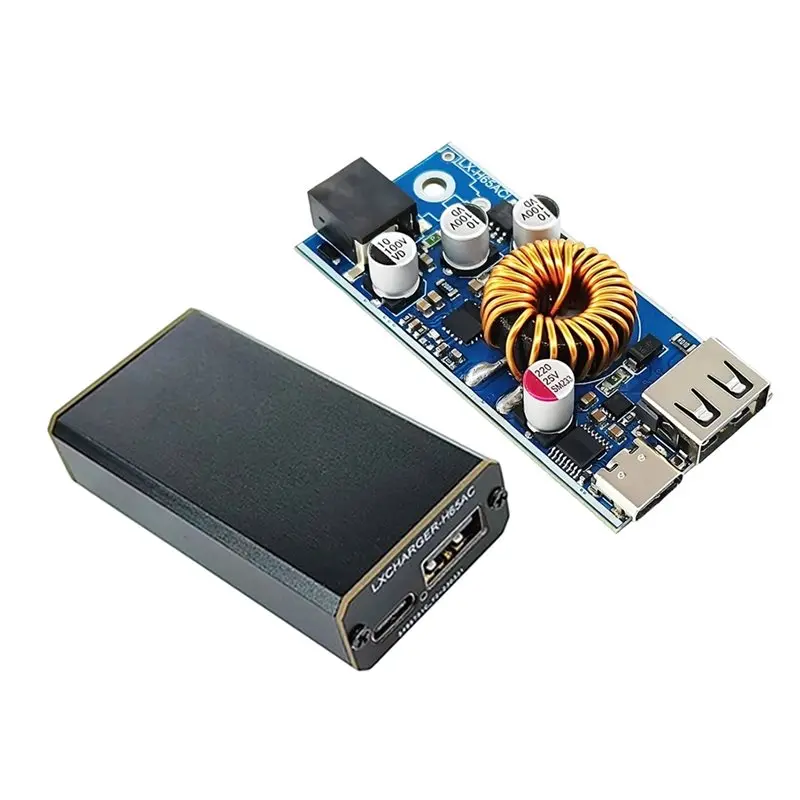 [LXYA68Z!] DC 12-96V High Voltage Buck Module With Case PD/QC2.0 3.0 Multiple Fast Charging Protocols For IOS/Xiao MI/HUAWEI Pho
